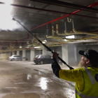 Concrete Cleaning in Car Parking